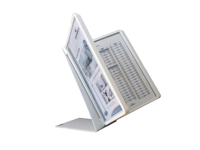 Bordsställ VARIO A4 med 10 ramar vit